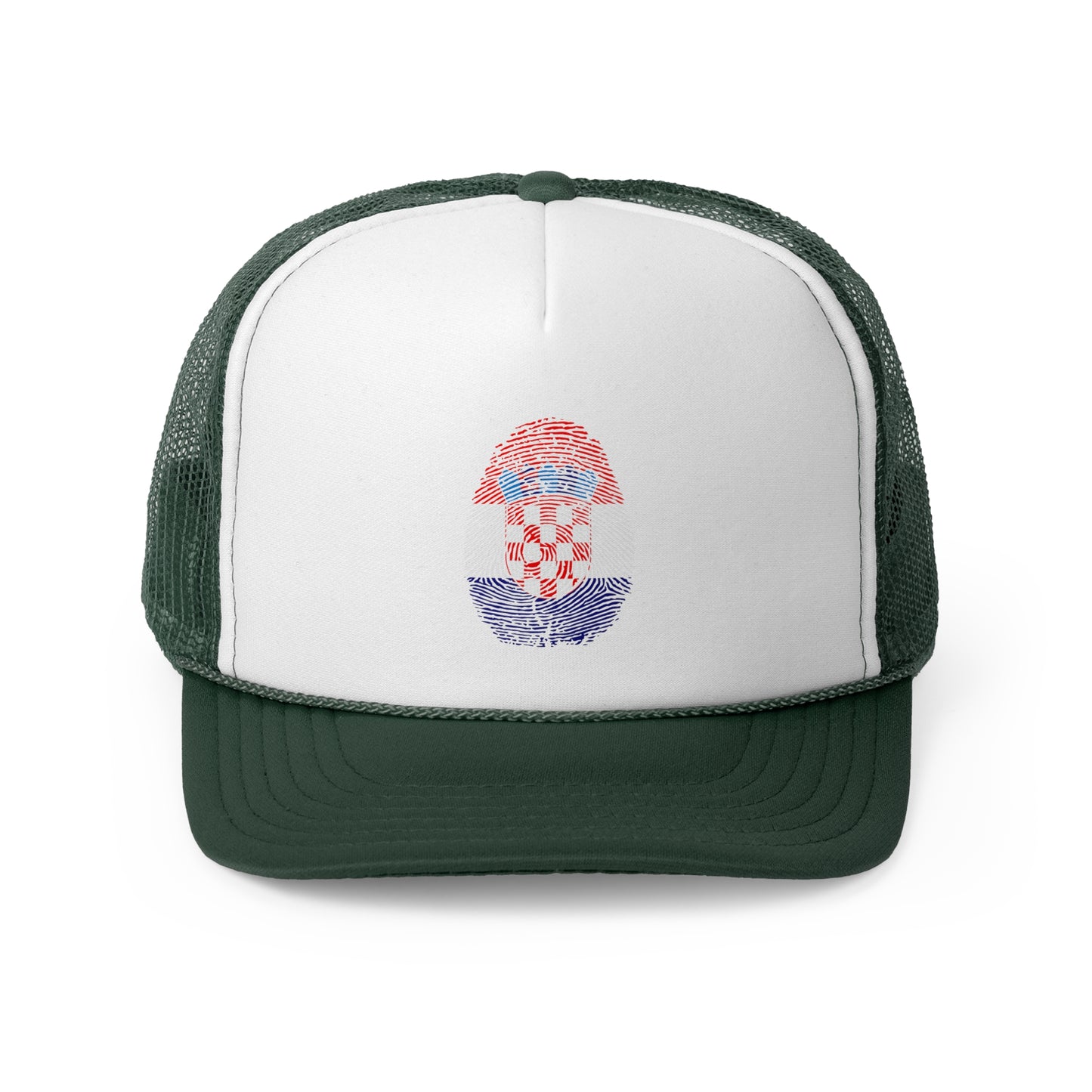 CROATIA Fingerprint flag Soccer World Cup Fan Hat (UNISEX)