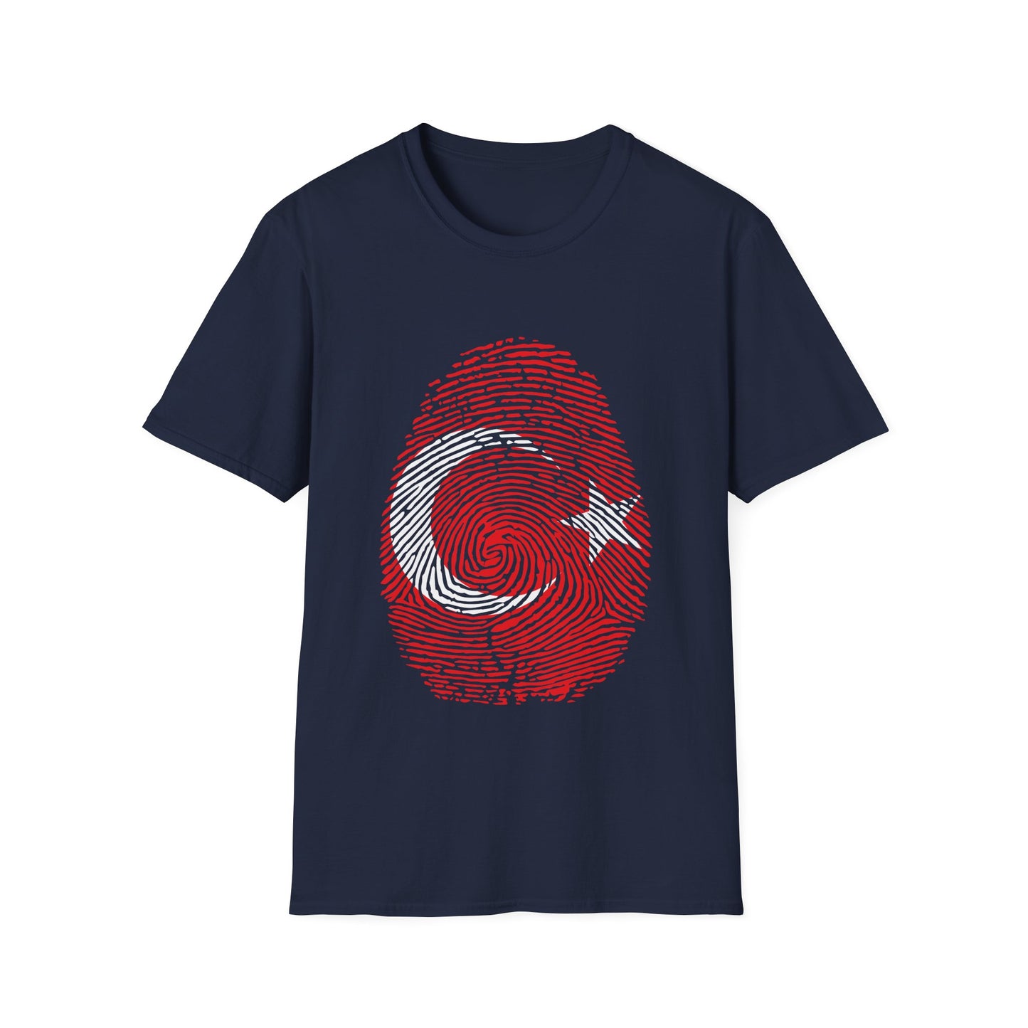 TURKIYE Fingerprint flag Soccer World Cup Fan T-Shirt (WOMEN)